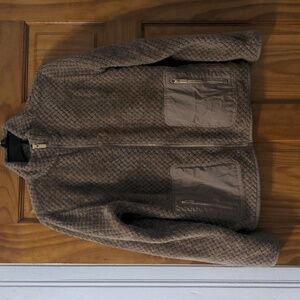 Anne Klein Size Small Fleece Sweater - brown color